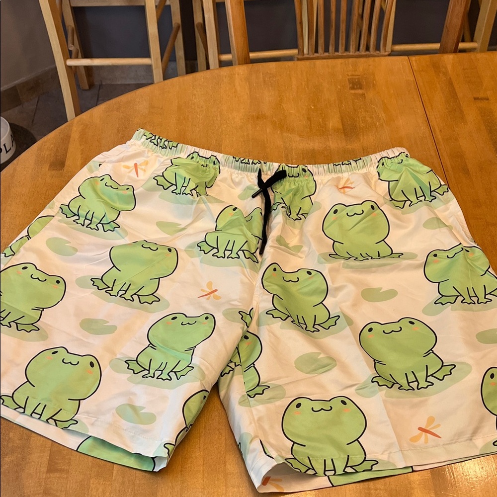 Frog Print Swim Shorts